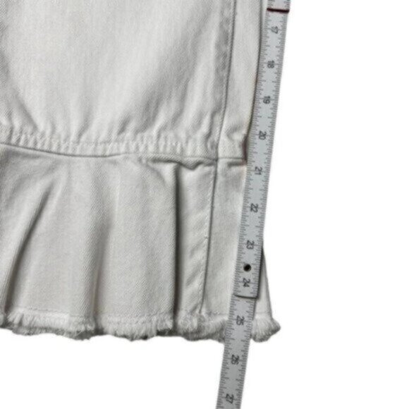 NWT Zara | Women's Pure White Denim Jeans Size 8 - Picture 5 of 7